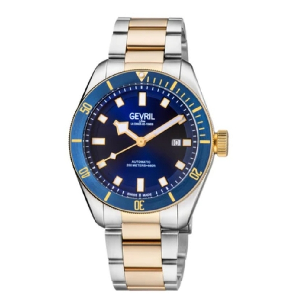 🌟 Gevril Yorkville Automatic Two Tone Watch